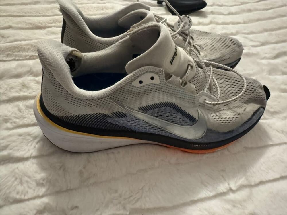 Nike Air Zoom Pegasus 42 Men's Running Shoes White Silver Size 8 IB1873-102